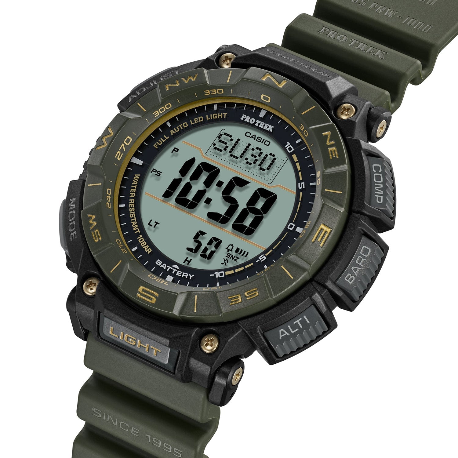 Casio PRO TREK 30th Anniversary Green PRG340ANS-3 - WATCHES - Canada