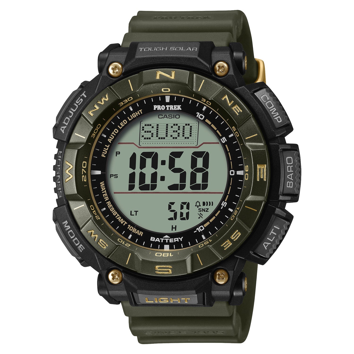 Casio PRO TREK 30th Anniversary Green PRG340ANS-3 - WATCHES - Canada