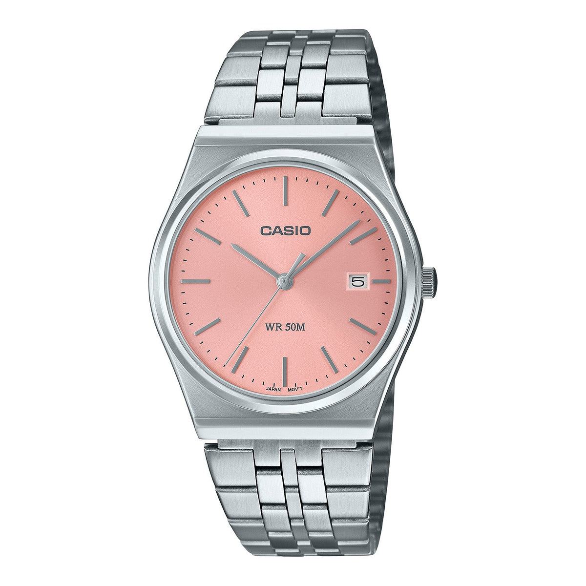 Casio Vintage B145D Pink Silver MTPB145D - 4VT - ACCESSORIES Canada Main image