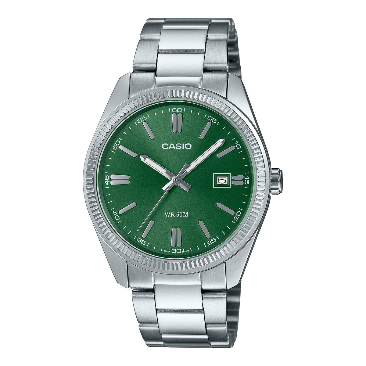 Casio Vintage Green Dial Stainless Steel MTP1302D-3A - ACCESSORIES - Canada