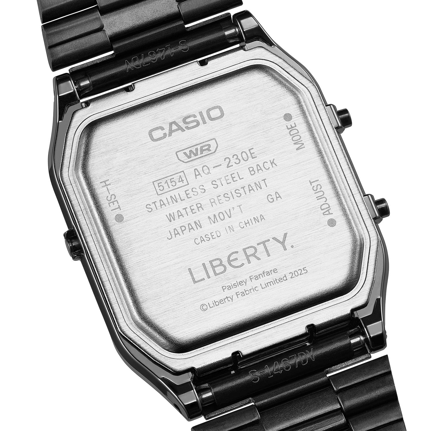 Casio x Liberty Casio Vintage Black AQ230EBLT-1A - WATCHES - Canada