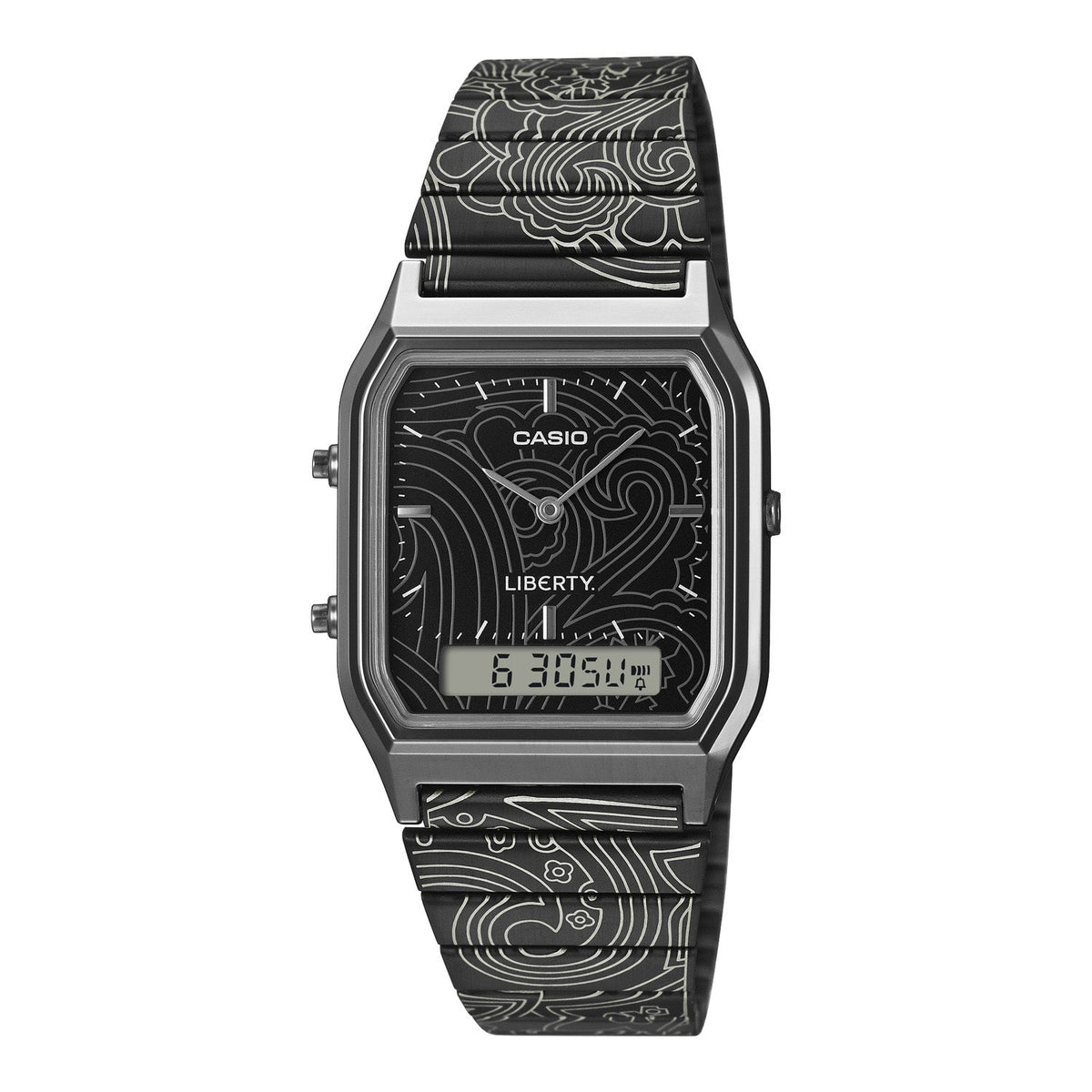 Casio x Liberty Casio Vintage Black AQ230EBLT-1A - WATCHES - Canada Main image