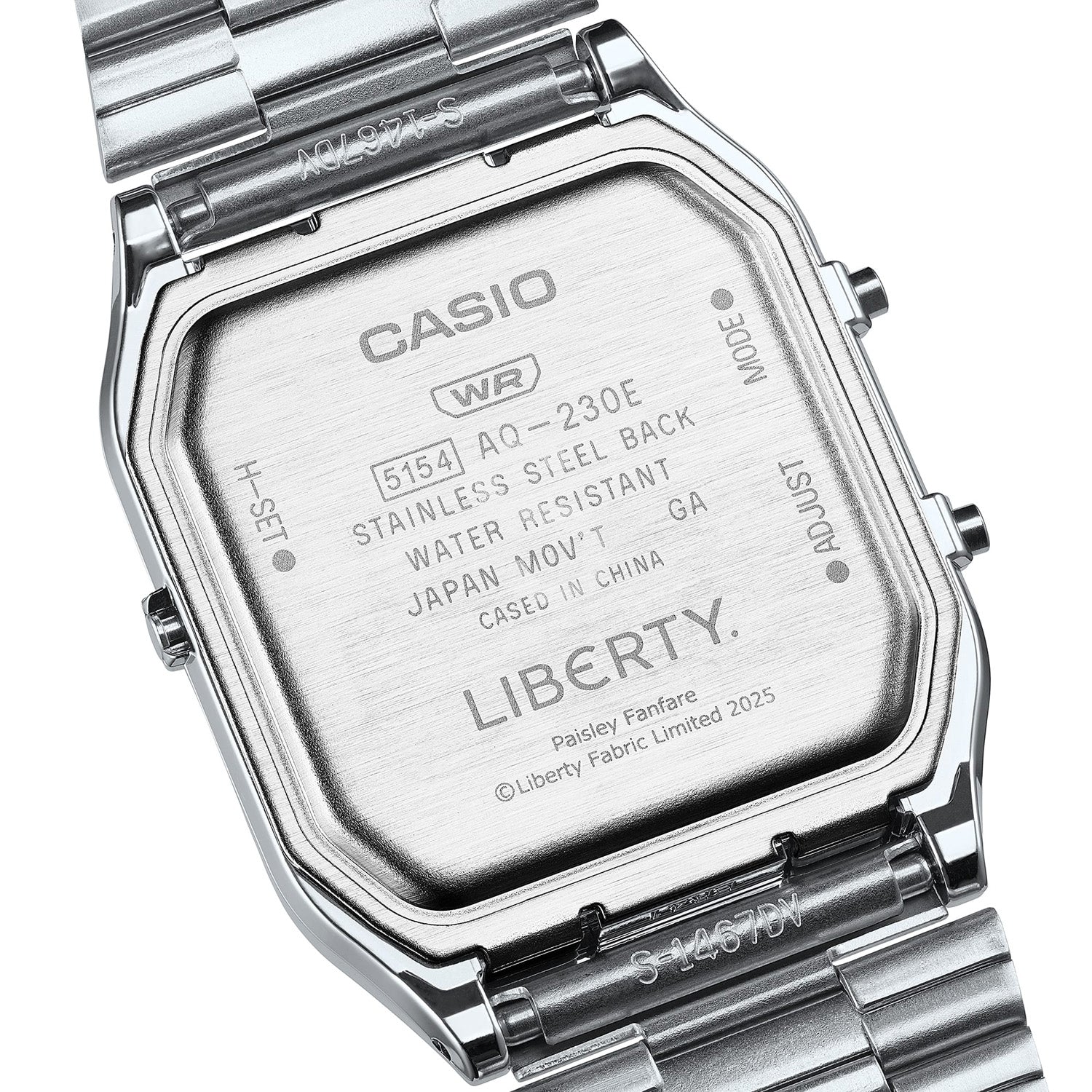 Casio x Liberty Casio Vintage Silver AQ230ELT-7A - WATCHES - Canada