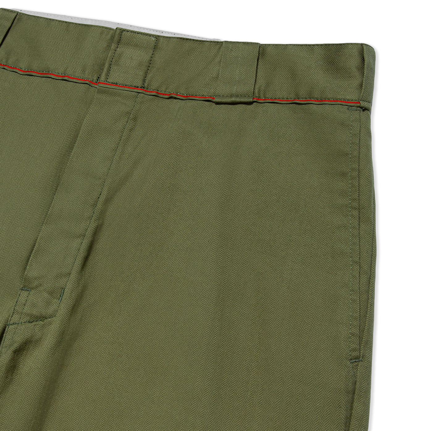 CLOT Men Dickies Pants Herringbone Olive - BOTTOMS - Canada