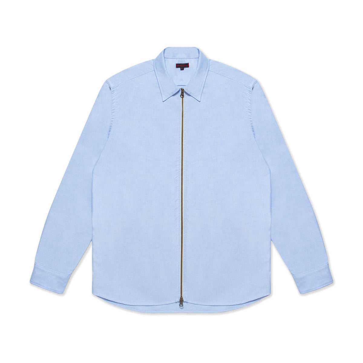CLOT Men Zip Shirt Blue - TOPS - Canada