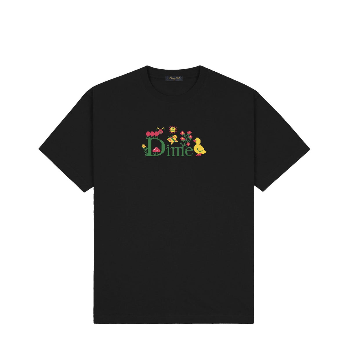 Dime Classic Cross Stitch T-Shirt Black - T-SHIRTS - Canada Main image
