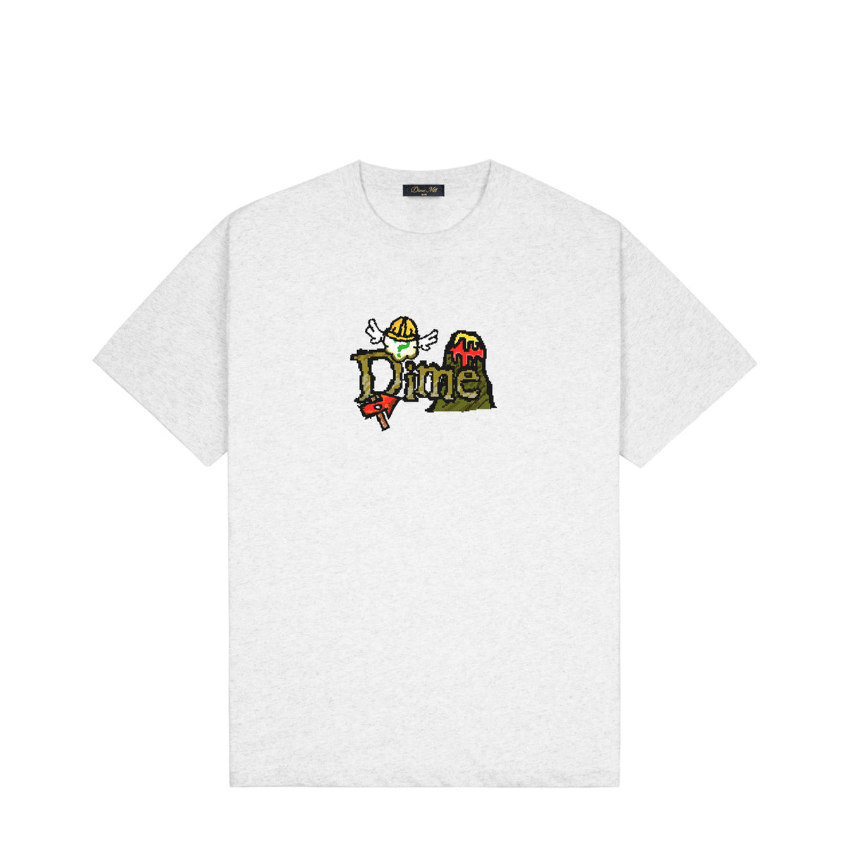 Dime Classic Fuzzy T-Shirt Ash - T-SHIRTS - Canada Main image
