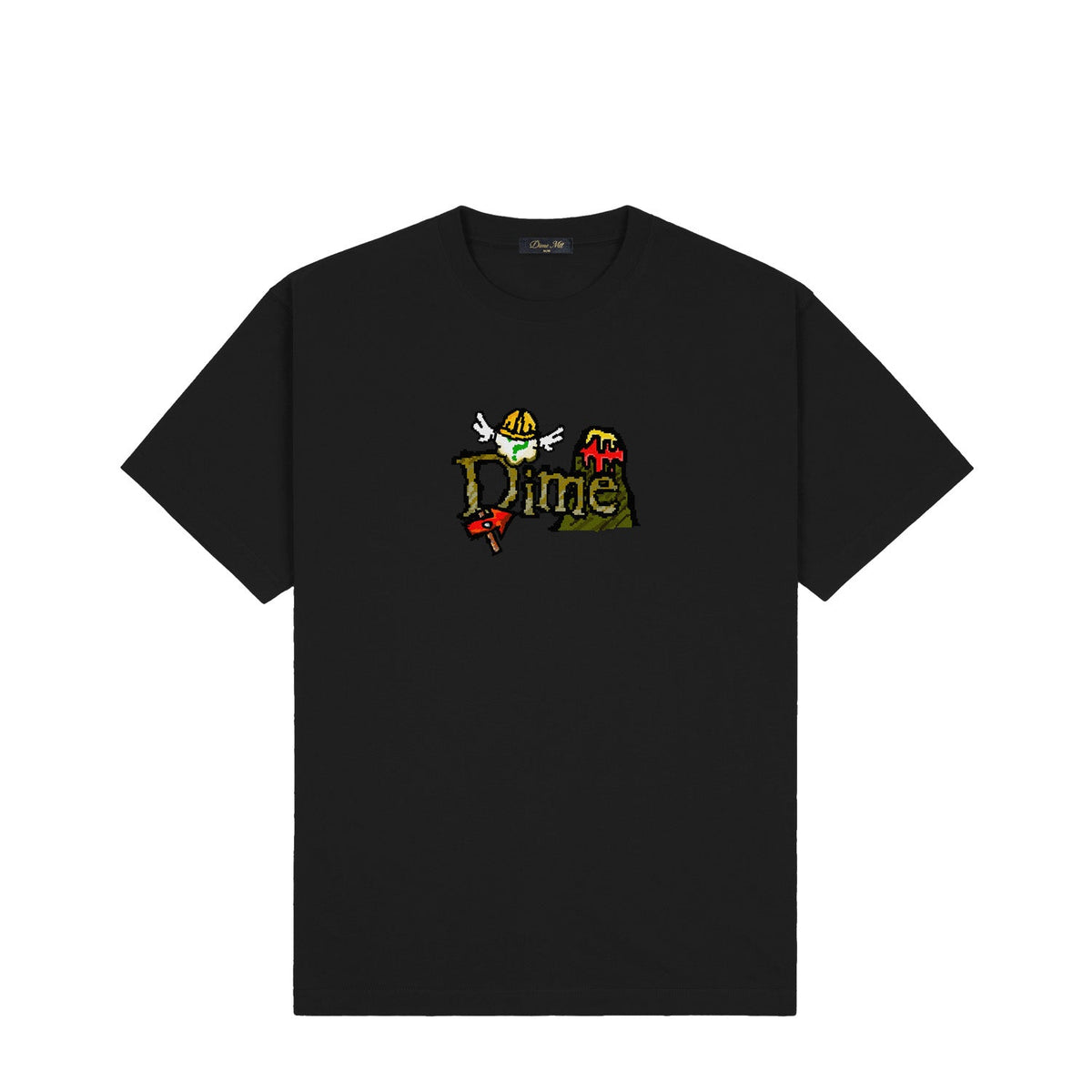 Dime Classic Fuzzy T-Shirt Black - T-SHIRTS - Canada Main image