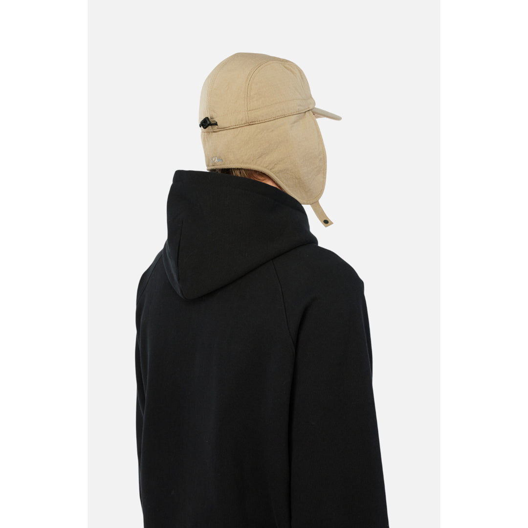 Dime Cursive Earflap Cap Tan - HEADWEAR - Canada