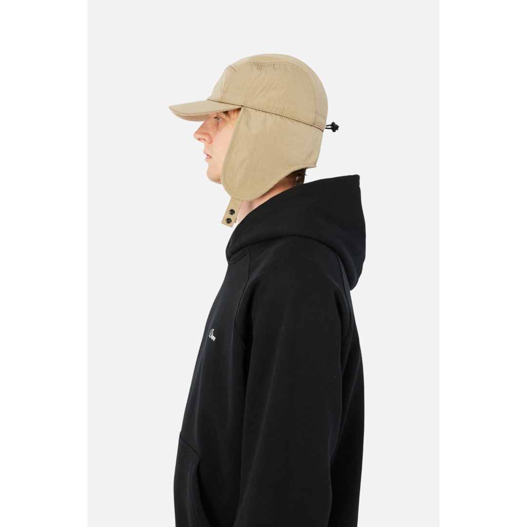 Dime Cursive Earflap Cap Tan - HEADWEAR - Canada