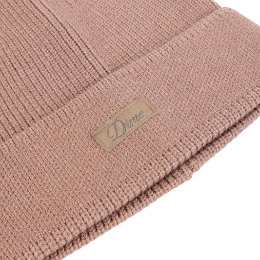 Dime Cursive Rib Beanie Camel - HEADWEAR - Canada