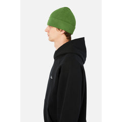 Dime Cursive Rib Beanie Khaki Green - HEADWEAR - Canada