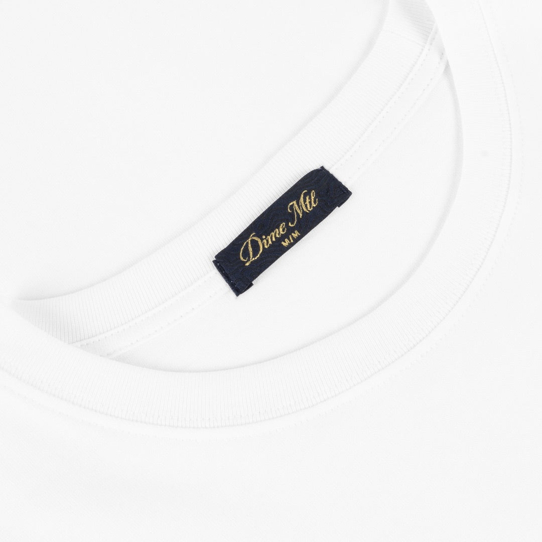 Dime Cursive Small Logo T-Shirt White Secondary image