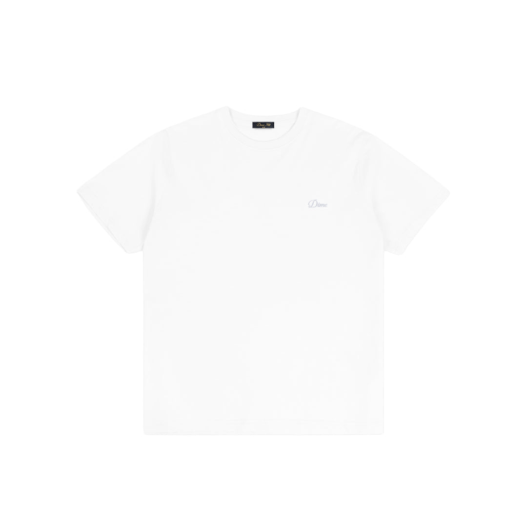 Dime Cursive Small Logo T-Shirt White - T-SHIRTS - Canada Main image