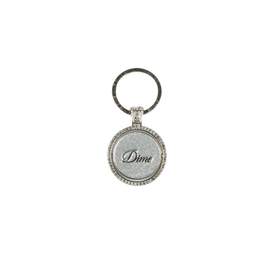 Dime Iced Out Keychain Silver - ACCESSORIES - Canada