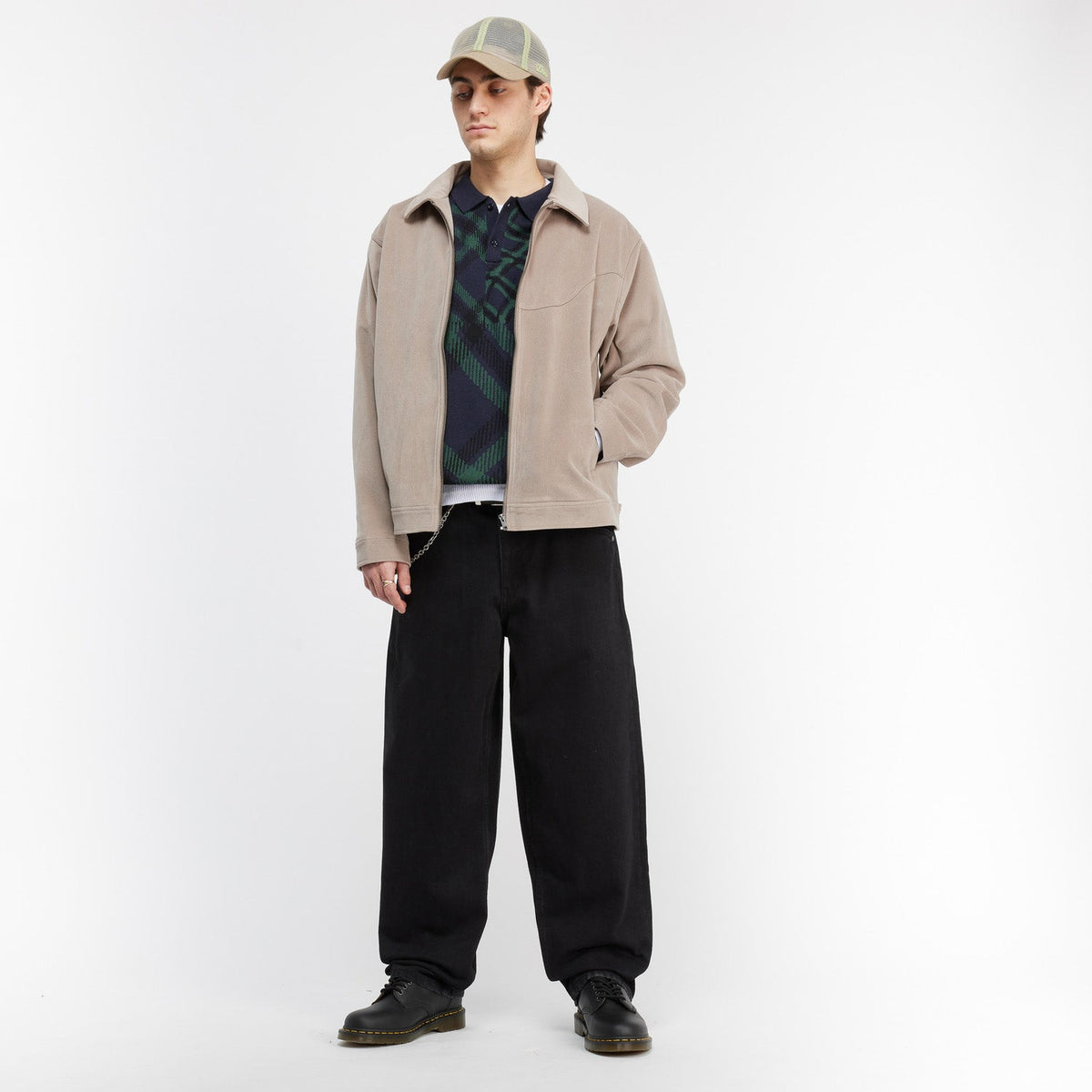 Dime Men Classic Baggy Denim Pants Black - BOTTOMS - Canada