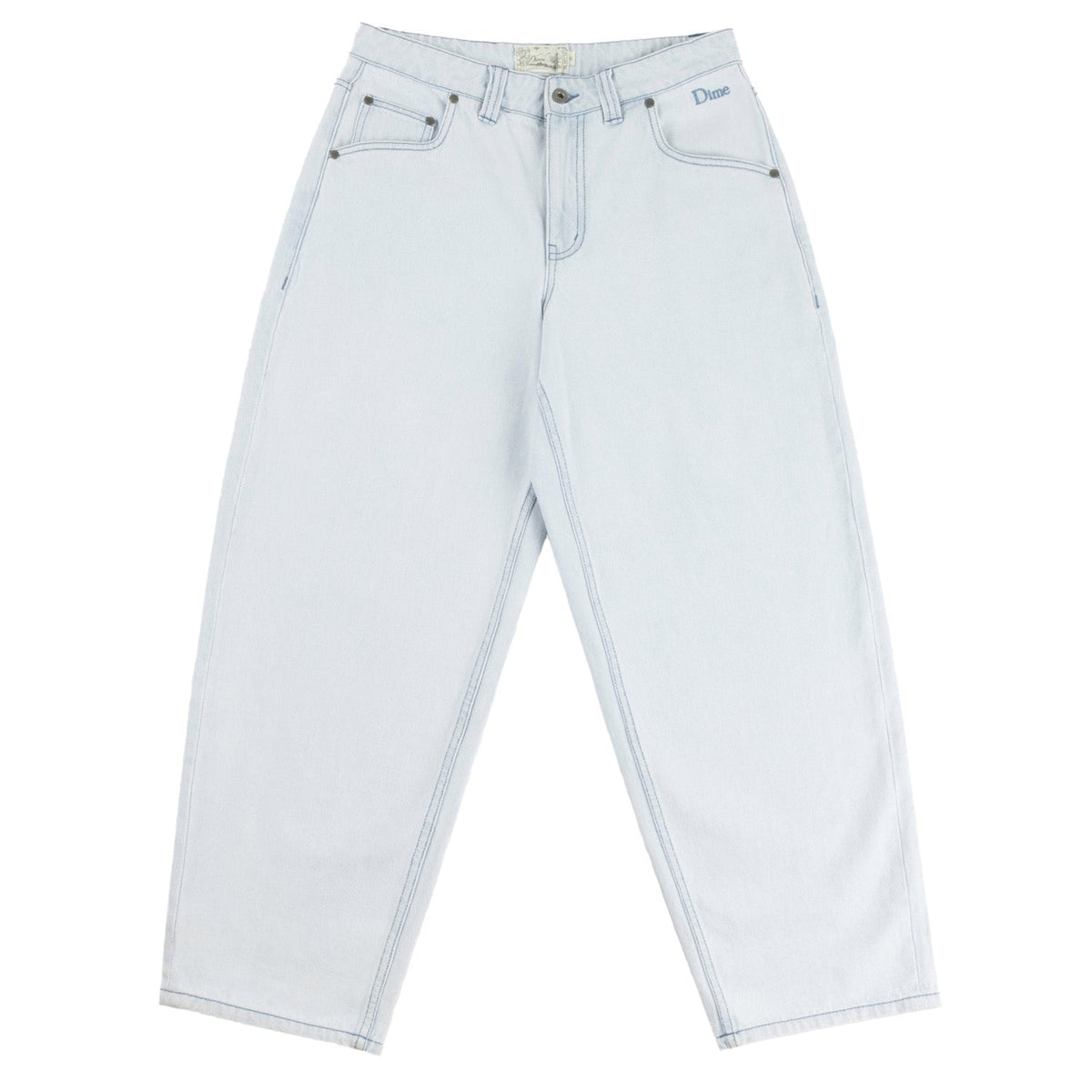 Dime Men Classic Baggy Denim Pants Light Washed - BOTTOMS - Canada