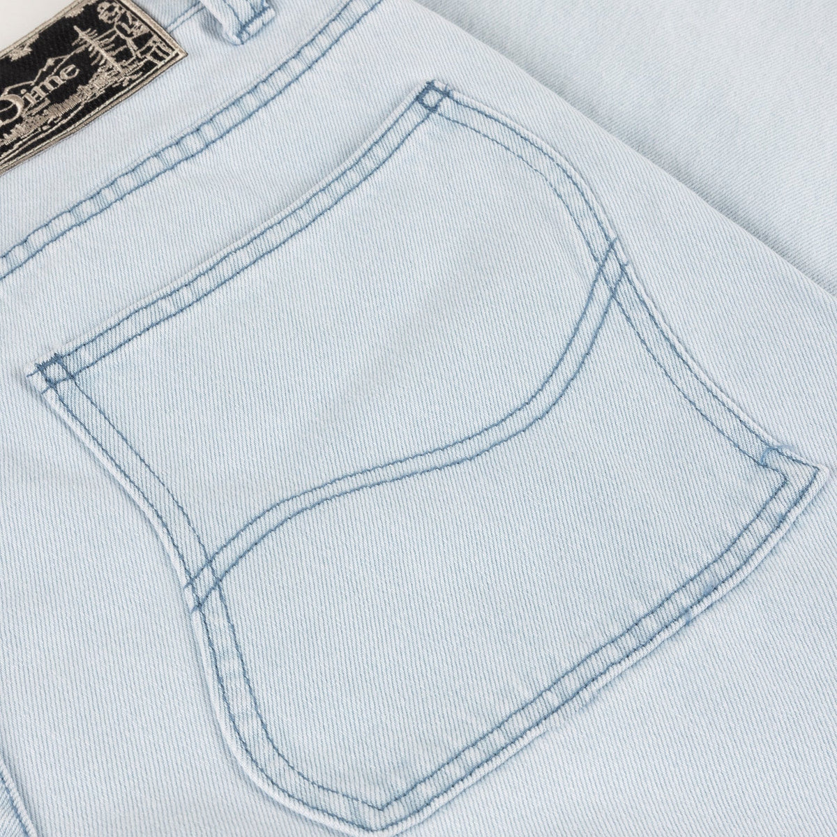 Dime Men Classic Baggy Denim Pants Light Washed - BOTTOMS - Canada