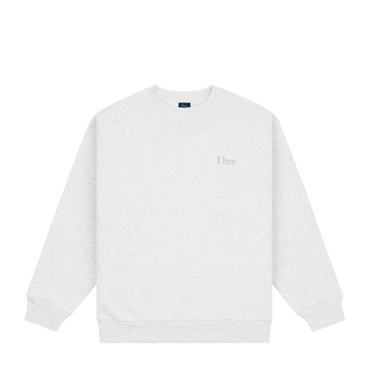 Dime Men Classic Small Logo Crewneck Ash - SWEATERS - Canada