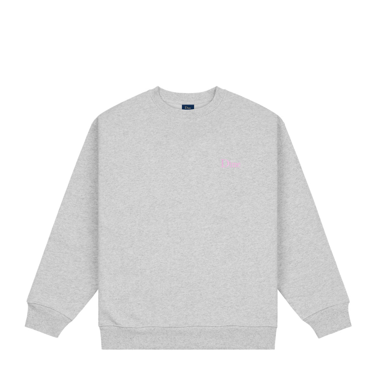 Dime Men Classic Small Logo Crewneck Heather Gray - SWEATERS - Canada