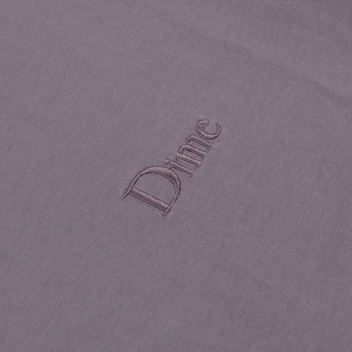 Dime Men Classic Small Logo Hoodie Plum Gray - SWEATERS - Canada