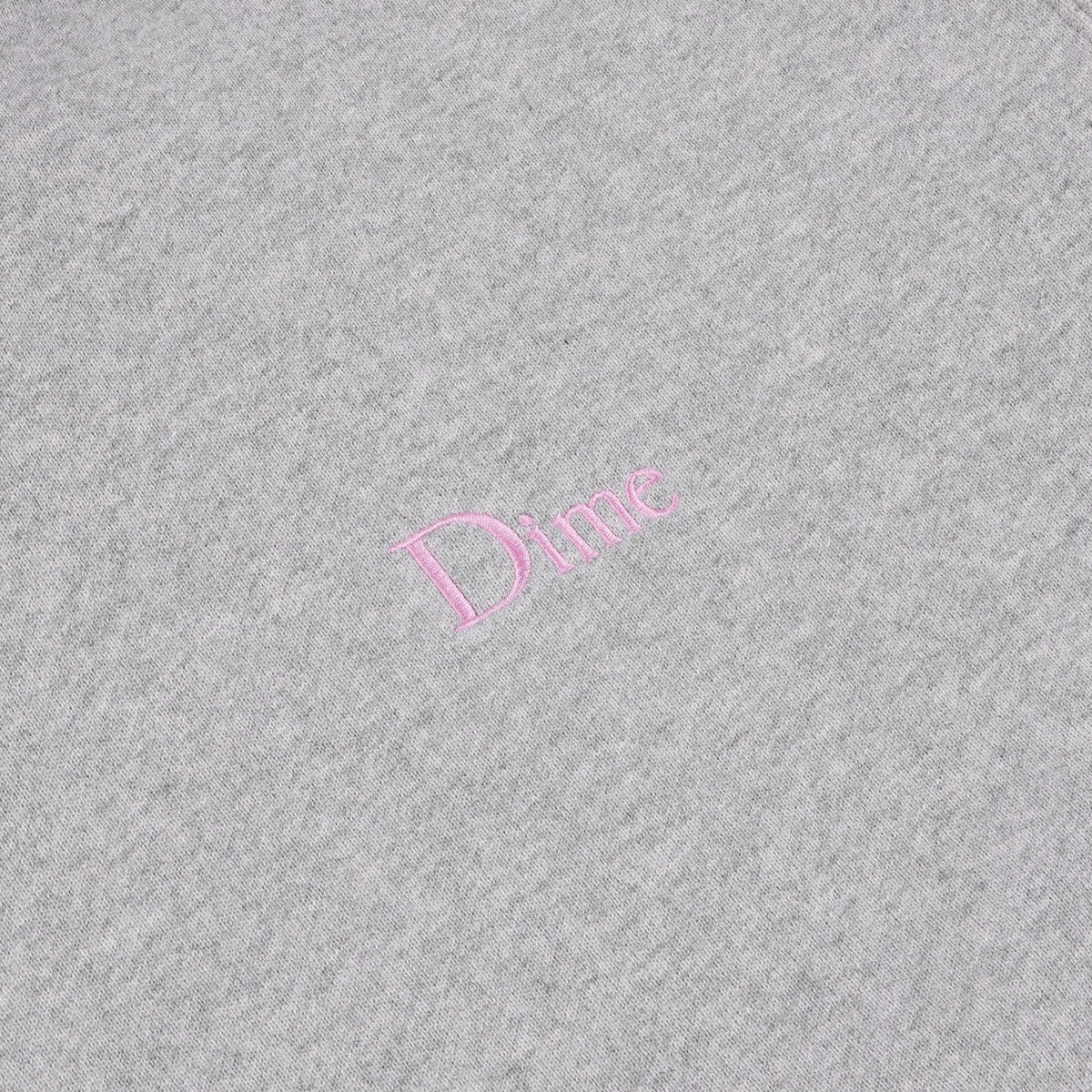 Dime Men Classic Small Logo T-Shirt Heather Gray - T-SHIRTS - Canada