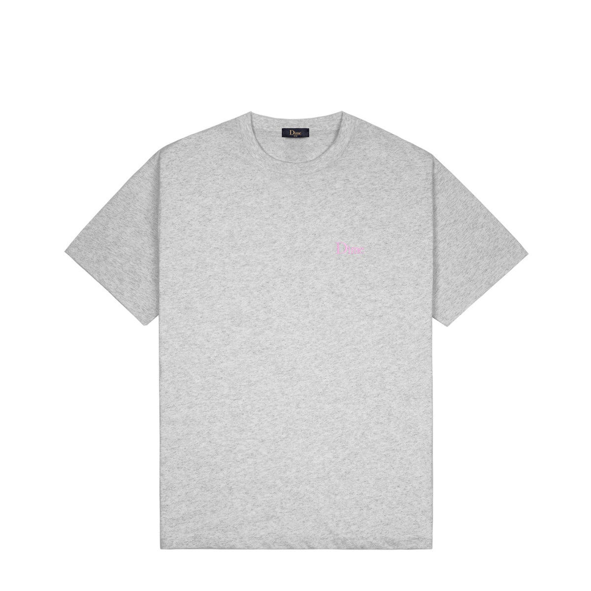 Dime Men Classic Small Logo T-Shirt Heather Gray - T-SHIRTS - Canada
