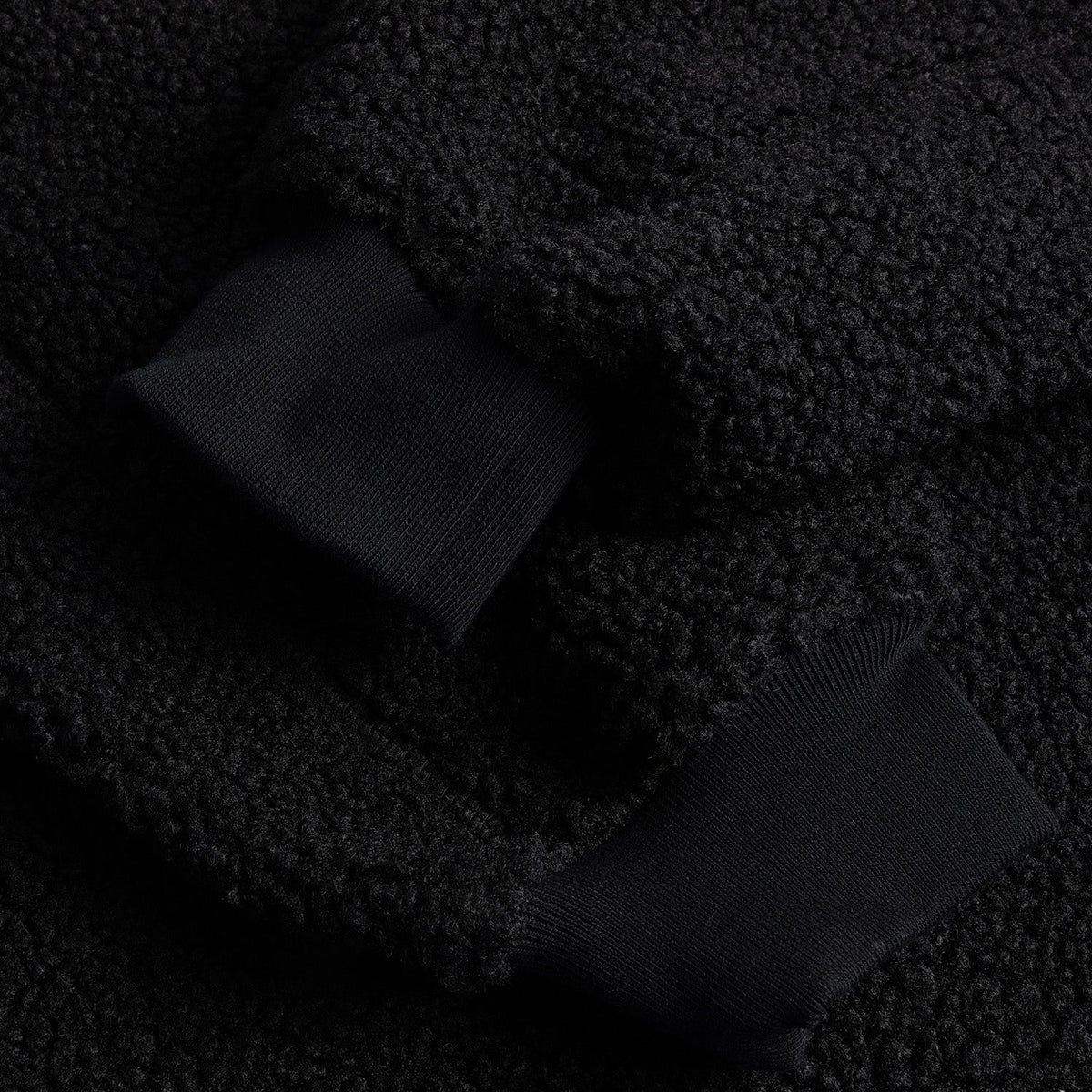Dime Men Polar Fleece Sherpa Zip Black - OUTERWEAR - Canada