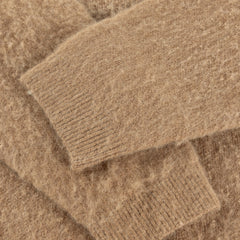 Dime Mohair Double Zip Knit Camel - SWEATERS - Canada