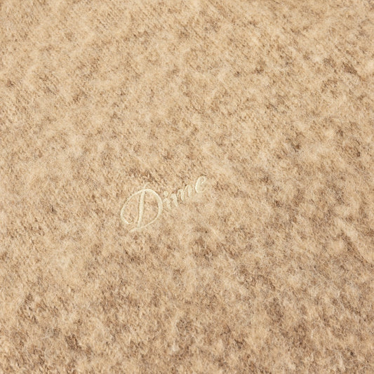 Dime Mohair Double Zip Knit Camel - SWEATERS - Canada