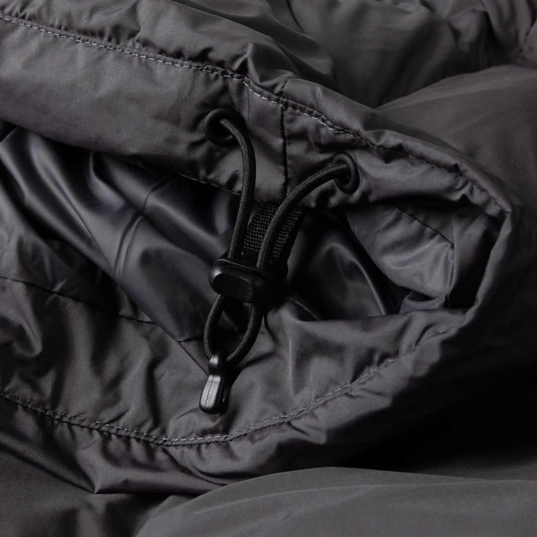 Dime Pleated Puffer Charcoal - OUTERWEAR - Canada