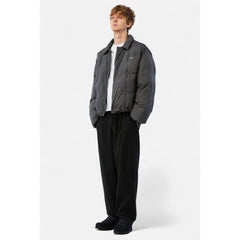 Dime Pleated Puffer Charcoal - OUTERWEAR - Canada