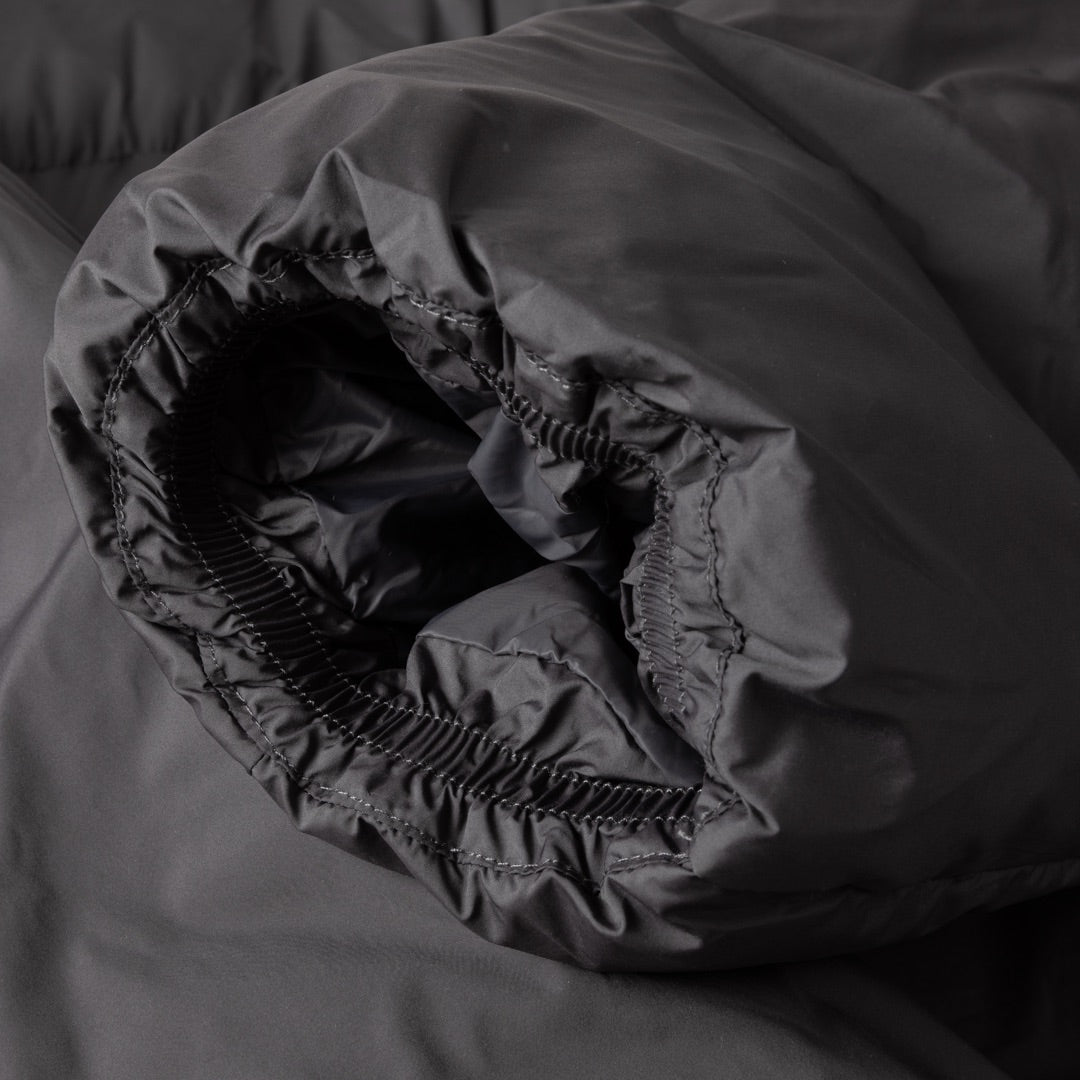 Dime Pleated Puffer Charcoal - OUTERWEAR - Canada