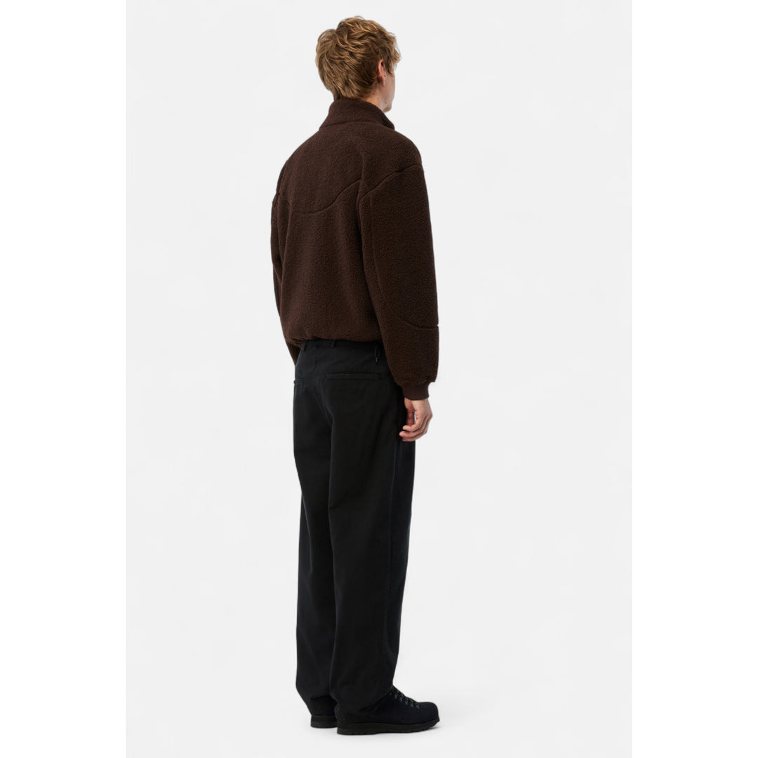 Dime Polar Fleece Sherpa Zip Brown - TOPS - Canada