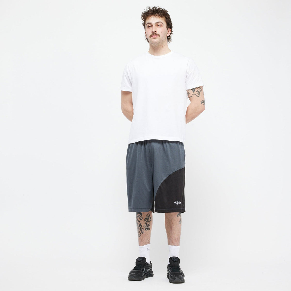 Dime Tantrum Mesh Shorts Black - SHORTS - Canada