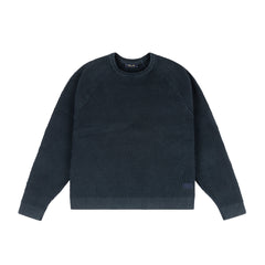 Dime Wave Knit Sweater Navy - SWEATERS - Canada