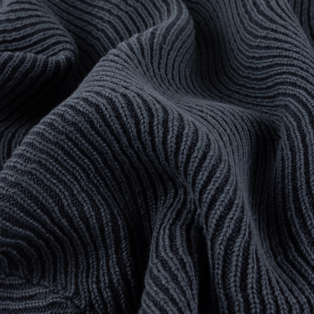 Dime Wave Knit Sweater Navy - SWEATERS - Canada