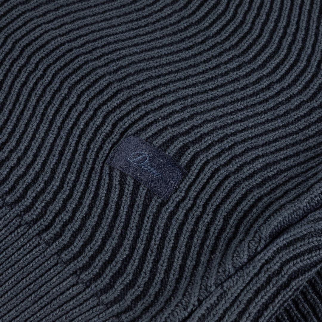 Dime Wave Knit Sweater Navy - SWEATERS - Canada