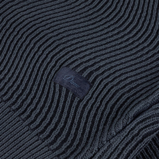 Dime Wave Knit Sweater Navy - SWEATERS - Canada