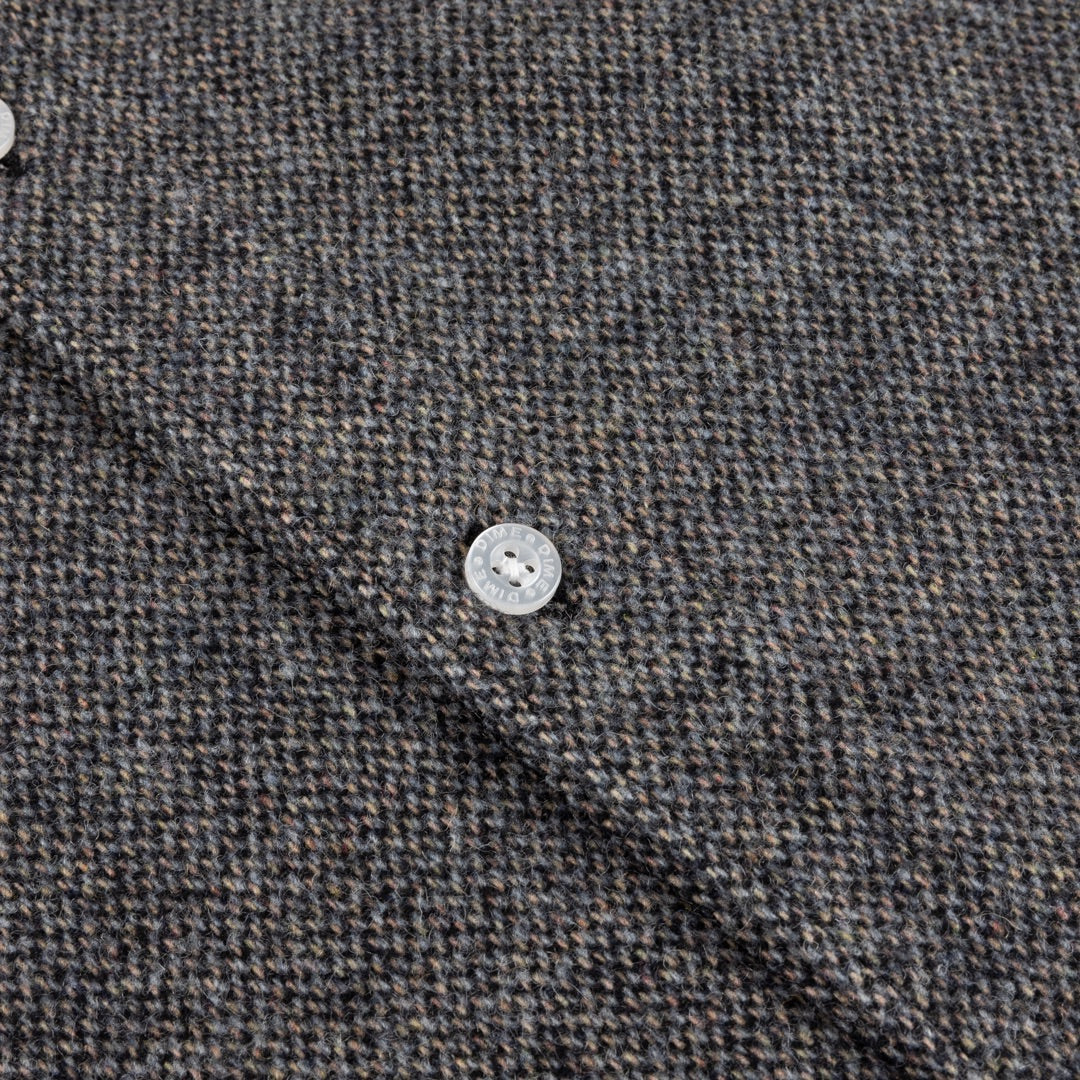 Dime Wool Overshirt Silver - TOPS - Canada