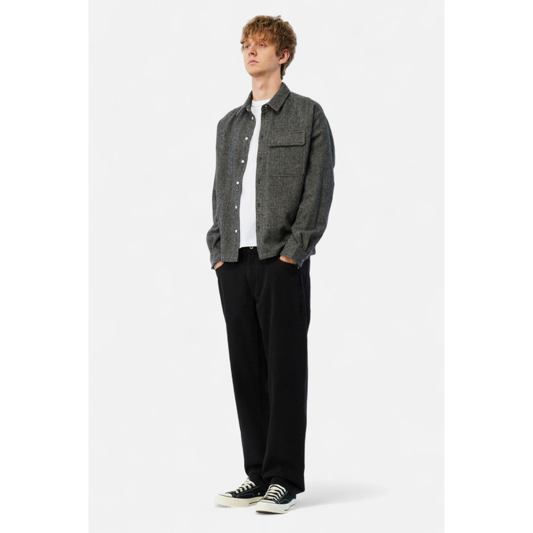 Dime Wool Overshirt Silver Secondary image