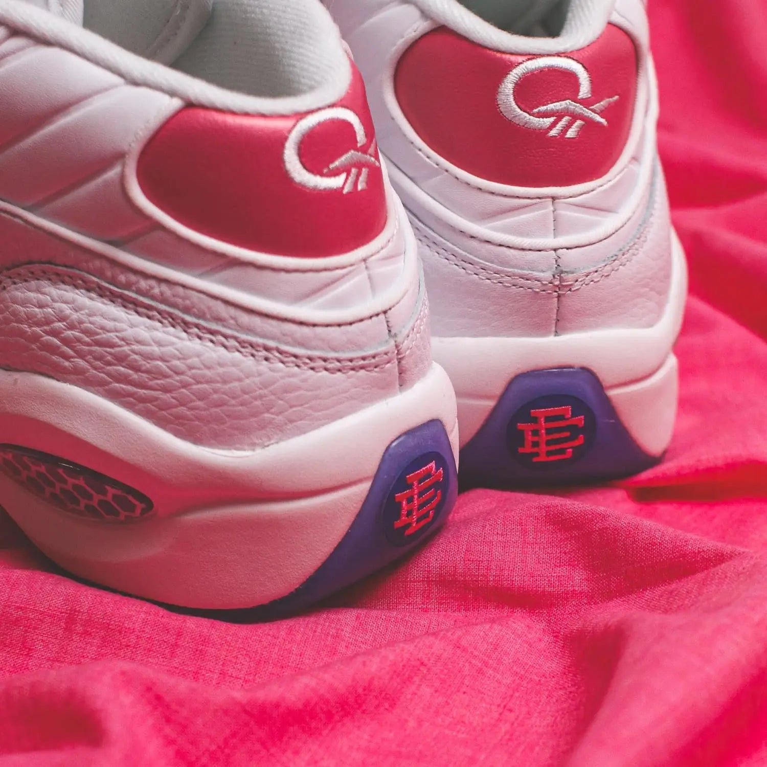 Eric Emanuel x Reebok Question Mid: Pink Toe