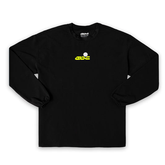 Everyday Better Club Performance Longsleeve Black Neon - T-SHIRTS - Canada