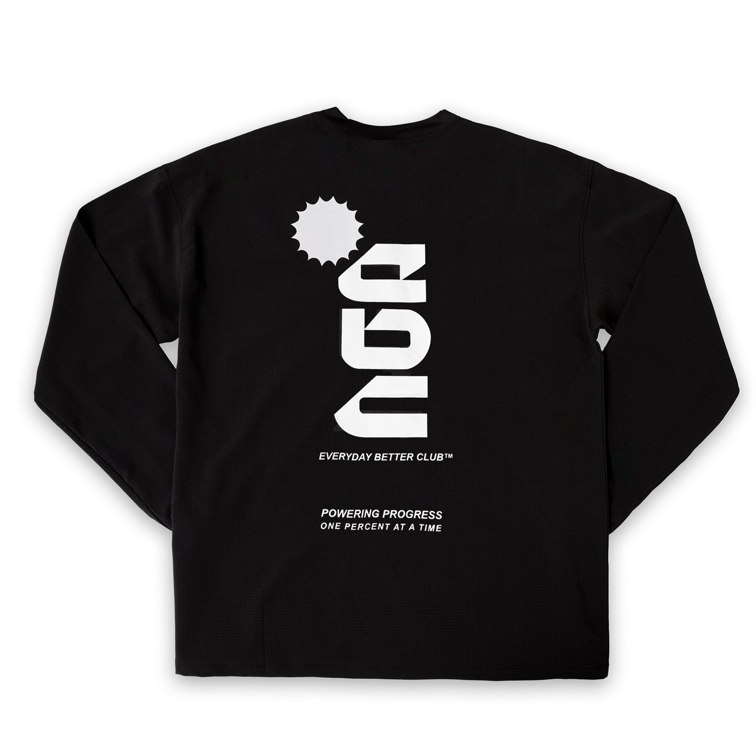 Everyday Better Club Performance Longsleeve Black White - T-SHIRTS - Canada