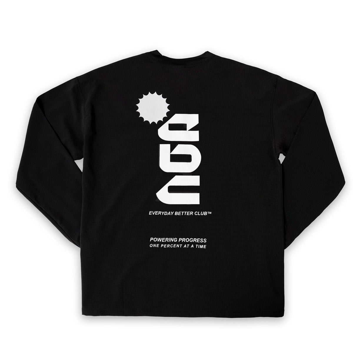 Everyday Better Club Performance Longsleeve Black White - T-SHIRTS - Canada