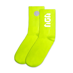 Everyday Better Club Performance Socks Neon White - SOCKS - Canada