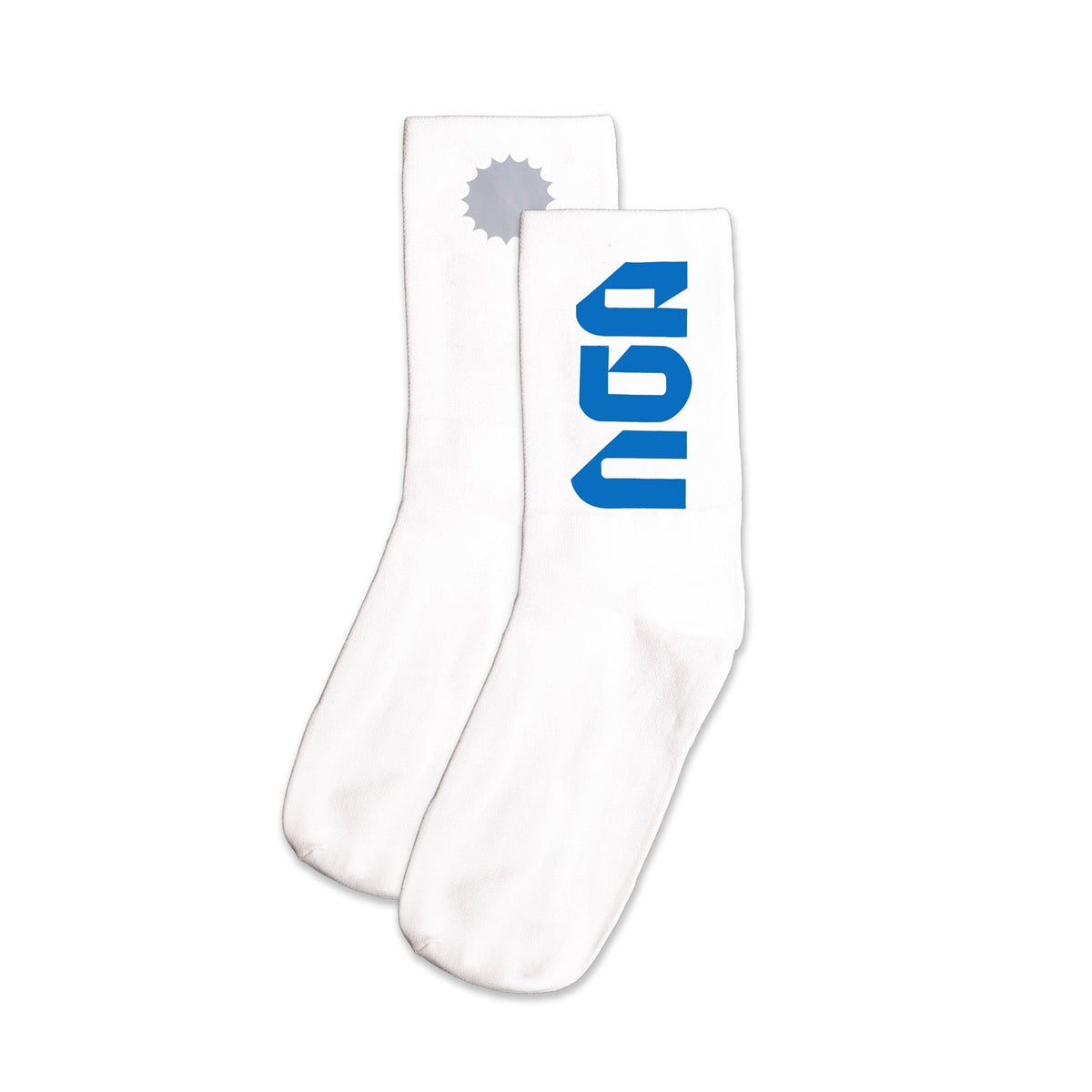 Everyday Better Club Performance Socks White Blue - SOCKS - Canada