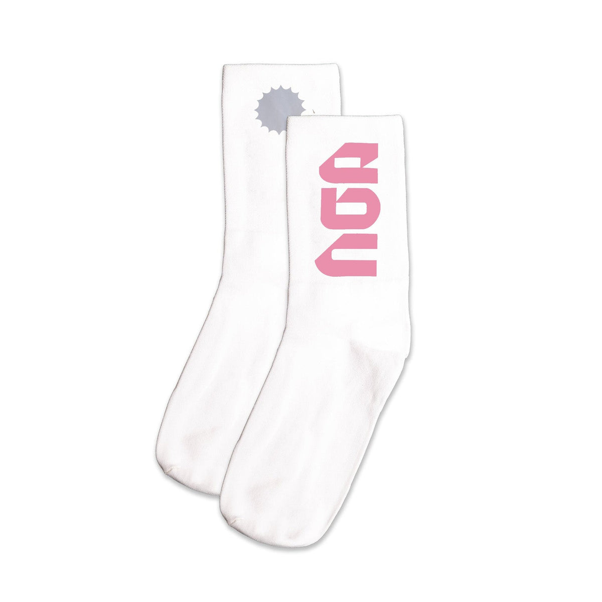 Everyday Better Club Performance Socks White Pink - SOCKS - Canada Main image