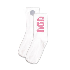 Everyday Better Club Performance Socks White Pink - SOCKS - Canada