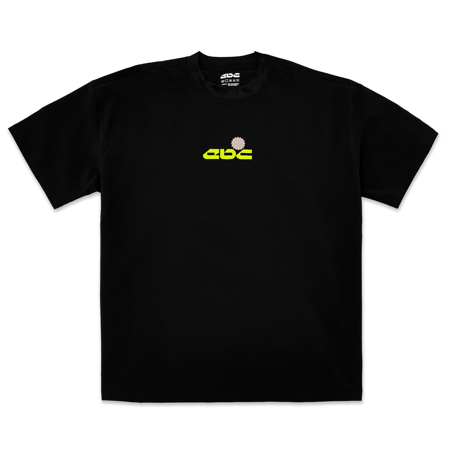 Everyday Better Club Performance T-Shirt Black Neon Secondary image